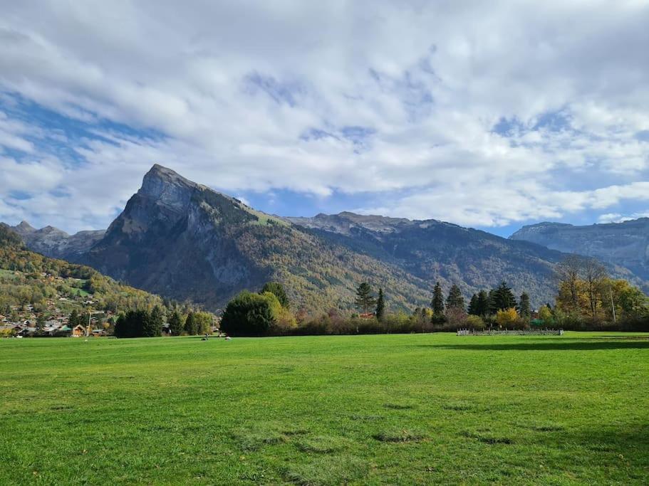 Appartement Le D12 Samoëns Exterior foto